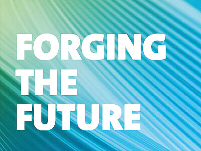 Forging the Future Claim "Forging the Future" in front of a green background